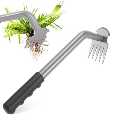 Walensee Weed Puller Tool, Portable Garden Pulling Tool,Upgraded Gray 