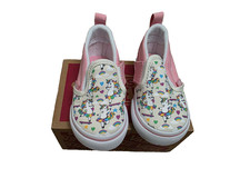Vans Slip On V Shoes Skaticorn Marshmallow Pink Toddler Size 5.0 NIB