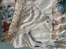Spitzenkleid Maxi Größe 38, Blumenmuster, U...