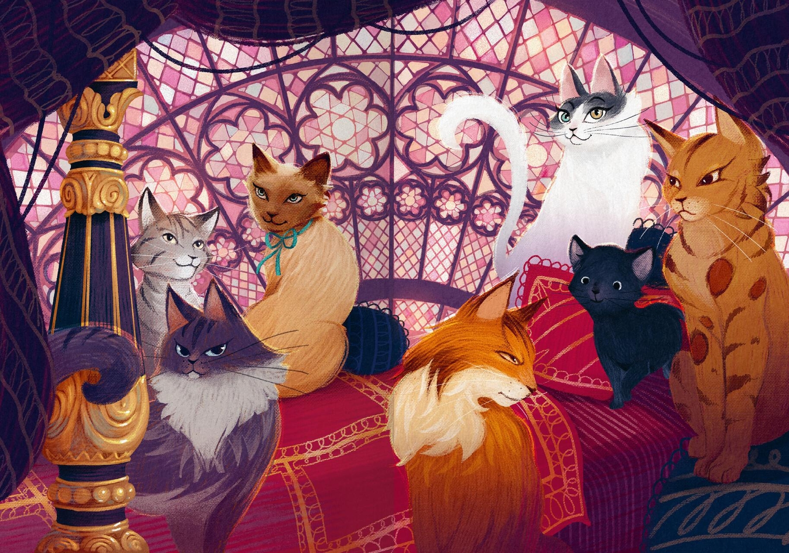 Thumbnail - Mitternachtskatzen, Band 3: Der König Der Federträger