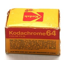 Kodachrome 64 Film for Color Slides New Old Stock Sealed