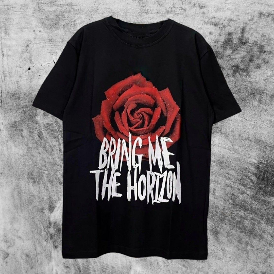 Bring Me the Horizon Band Heavy Cotton Black All Size T Shirt For Men C013
