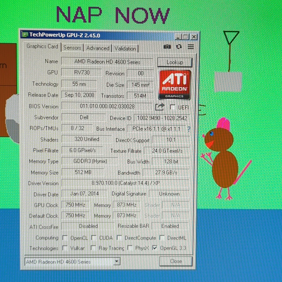 (Pair 2x) Dell ATI Radeon HD 4670 512MB with CrossFire connectors PCI-E - Image 2 of 4