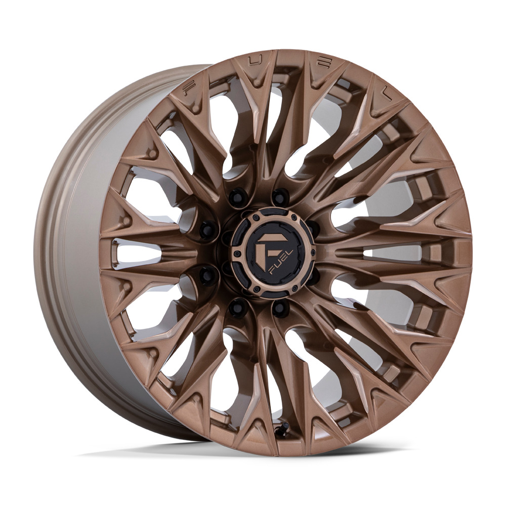 Image of 20 Inch Bronze Wheels Rims Chevy Silverado 2500 3500 Truck 8x180 Fuel D805 20mm