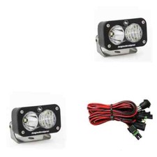 Baja Designs S2 Pro Clear Driving/Combo Beam 5000K LED Light Pods W/ Harness