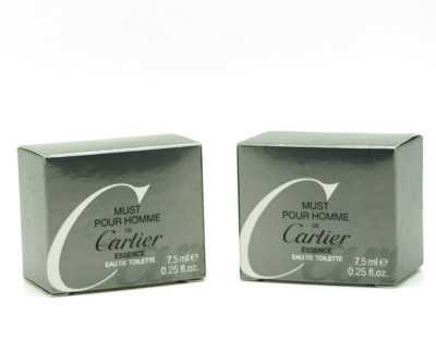 Must Pour Homme De Cartier Essence 7.5 ml 0.25 oz EDT Splash Mini