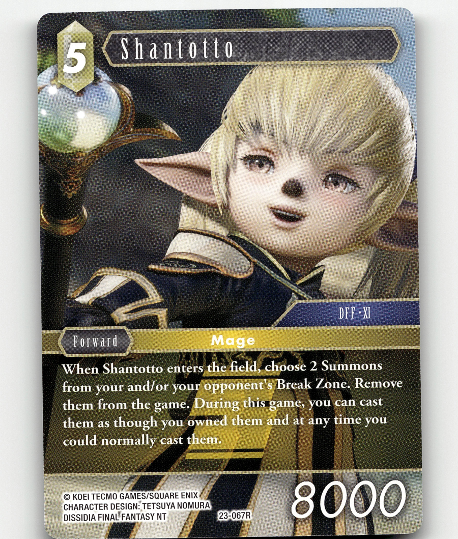 shantotto final fantasy mtg Shantotto, Tactician Magician (Extended Art) [FINAL FANTASY] main image 0