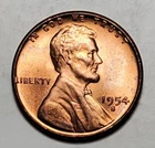 1954 S LINCOLN WHEAT PENNY UNC #C5122