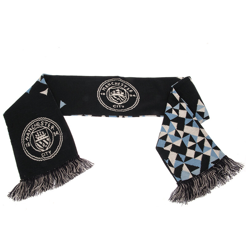 Manchester City FC Scarf - Navy/Sky