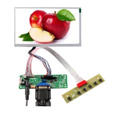 VGA Controller Board and 7 inch 1000nit 1024x600 Outdoor LCD Screen