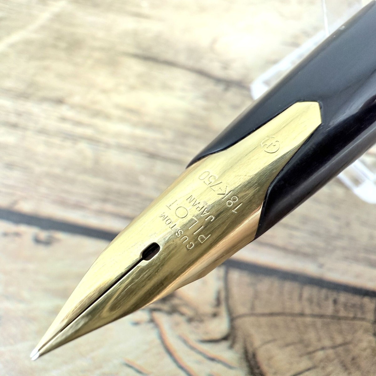RARE PILOT CUSTOM ELITE 18K-750 Nib:F R14K FOUNTAIN PEN