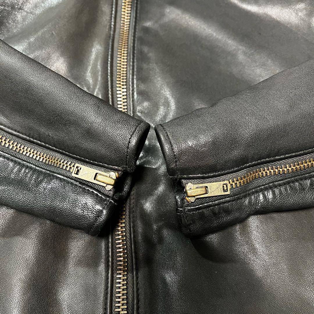 Hysteric Glamor Single Rider'S Jacket Leather Genuine Goat Hysteric Glamor Single Rider'S Jacket Leather Genuine Goat