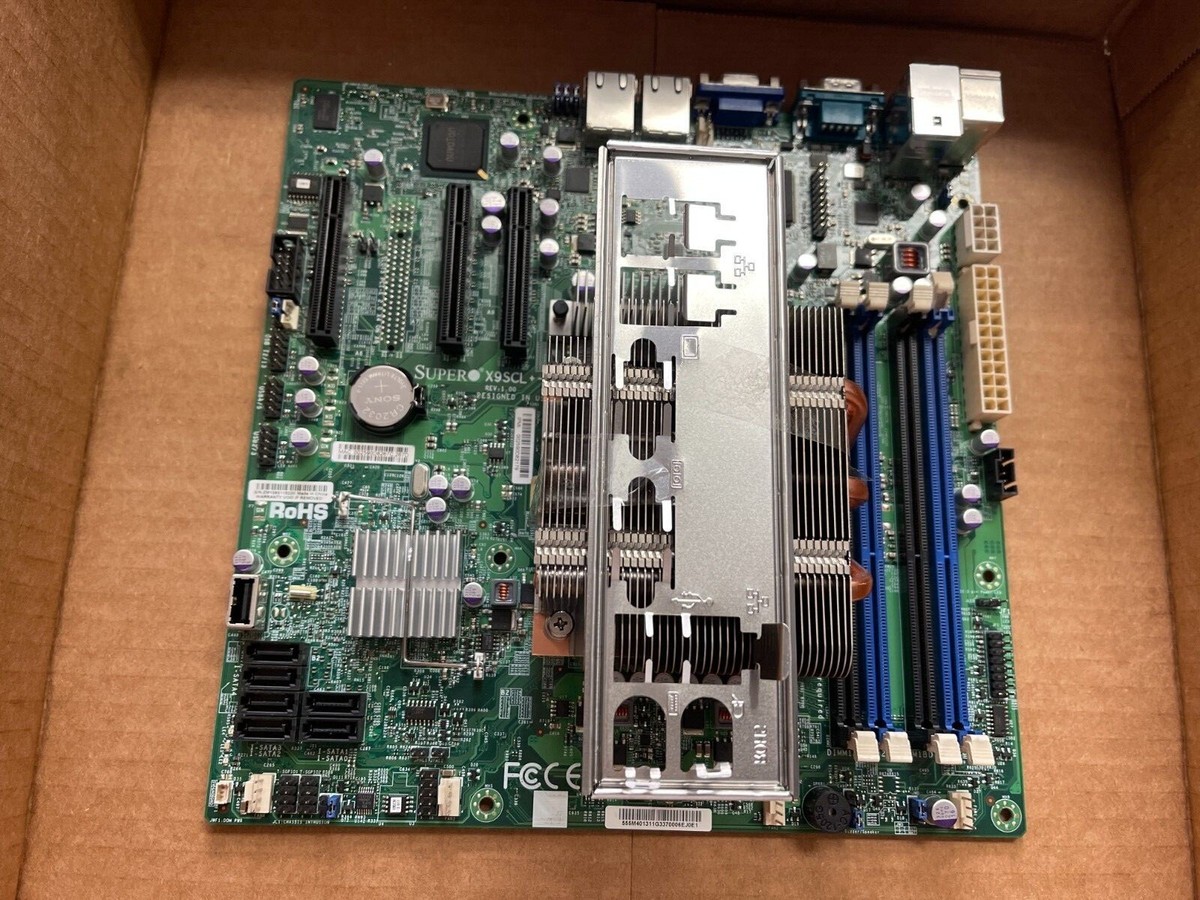SuperMicro X9SCL-F M-ATX Motherboard | LGA 1155 SOCKET H2 | DDR3