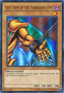 Left Arm of the Forbidden One - YGLD-ENA21 - Ultra Rare - Unlimited Edition x3 -