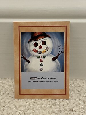 1995 Dart Flipcards HERSHEY'S Collector's Series #93 Christmas Miniatures