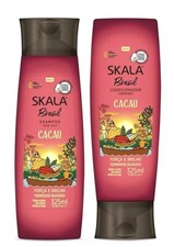 Skala Brasil Cacau Shampoo & Conditioner Set 325ml – Vegan – Força e Brilho