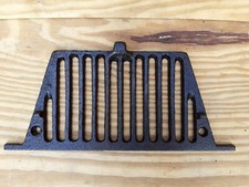 Vintage Ancienne Cheminée Antique Rare Feu Original Porte Frettes Fonte Original 