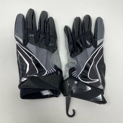 Nike Vapor Jet グローブ グレー/ブラック　Ｍ New Nike Vapor Jet Adult All Purpose Gloves Mens XL College NFL