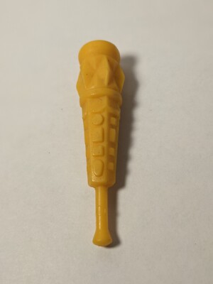 Original 1984 Motu He Man Mekaneck Yellow Club Mace Weapon