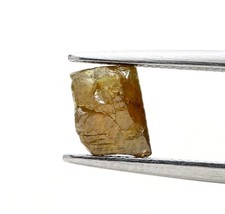 ROUGH DIAMOND 1.23TCW BROWNISH YELLOW COLOR NATURAL ANTIQUE SHAPE UNCUT DIAMOND