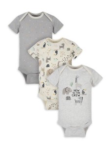 organic short sleeve onesies