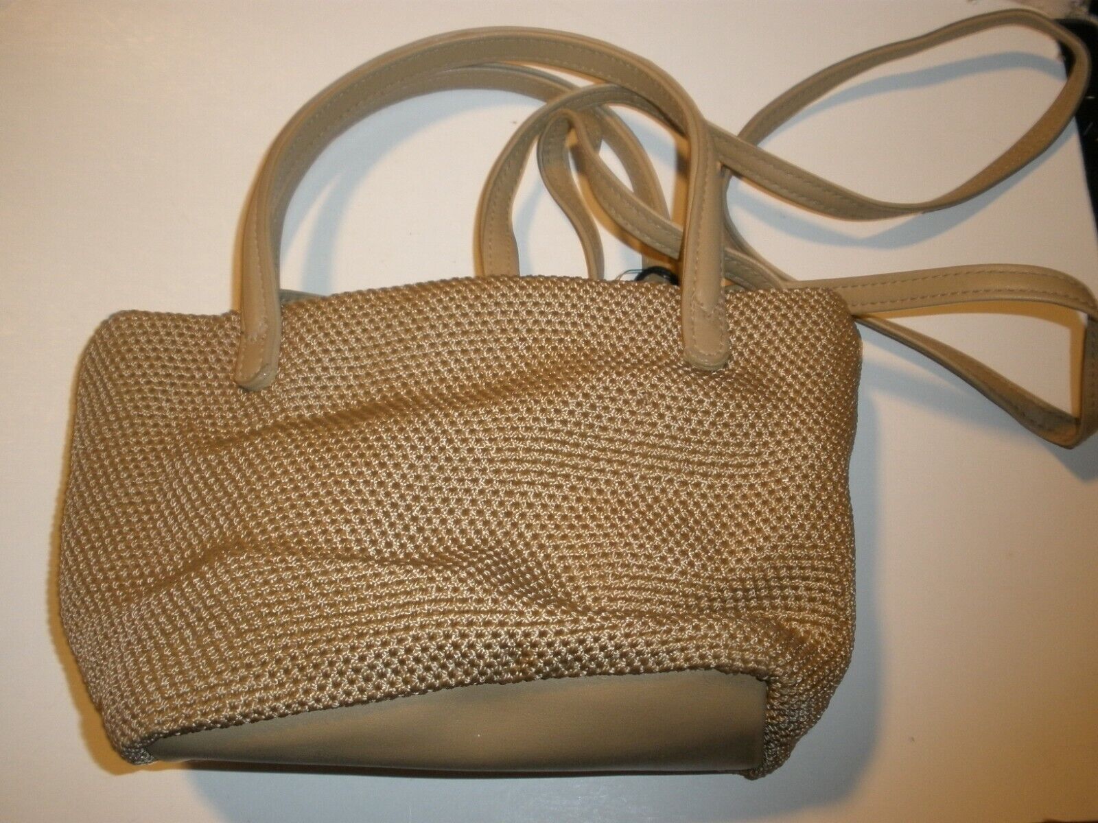 Liz Claiborne Tan Hand or Shoulder Purse 8" x 5" … - image 1