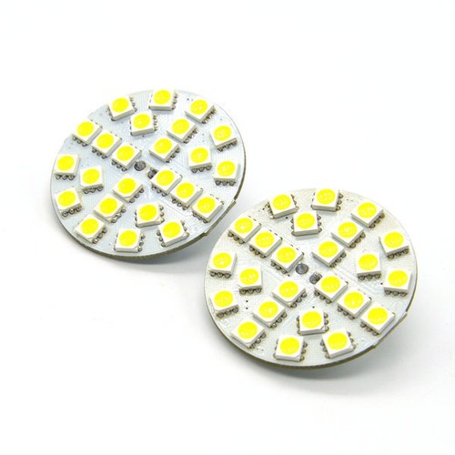 4x G4 24SMD 12v 24v (10-30v) DC 5W Back Pin Cold White LED Bulb Caravan Boat - Picture 7 of 10