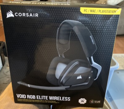 Corsair Void RGB Elite Wireless Premium Gaming Headset CA-9011201-NA