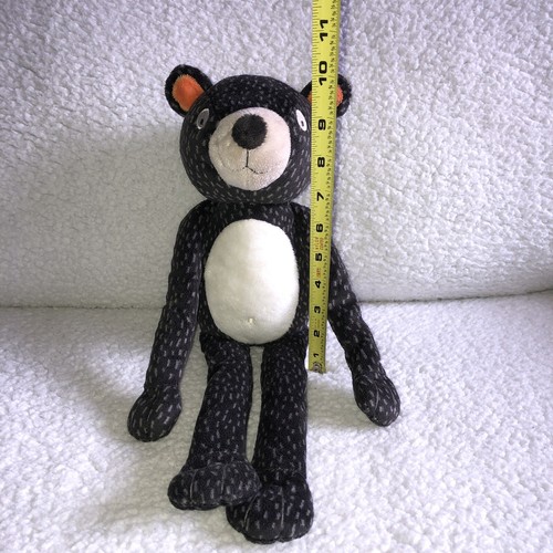 Pillowfort Mini Plush Pillow Black Brown Bear Throw Buddy Circo Target 2015 - Picture 8 of 13