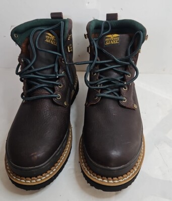 Georgia Boot Men's Georgia Giant G6374 Work Boot, Brown, Size 12W STEEL TOE