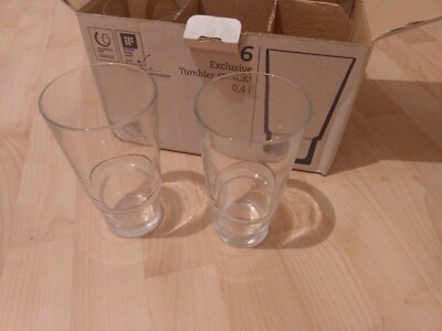 6 Stück Gläser Rastal Becher STACK! 0,4l wie NEU