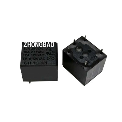 set of 1 DIP-5 GH-1C-12L  relay SPST good quality