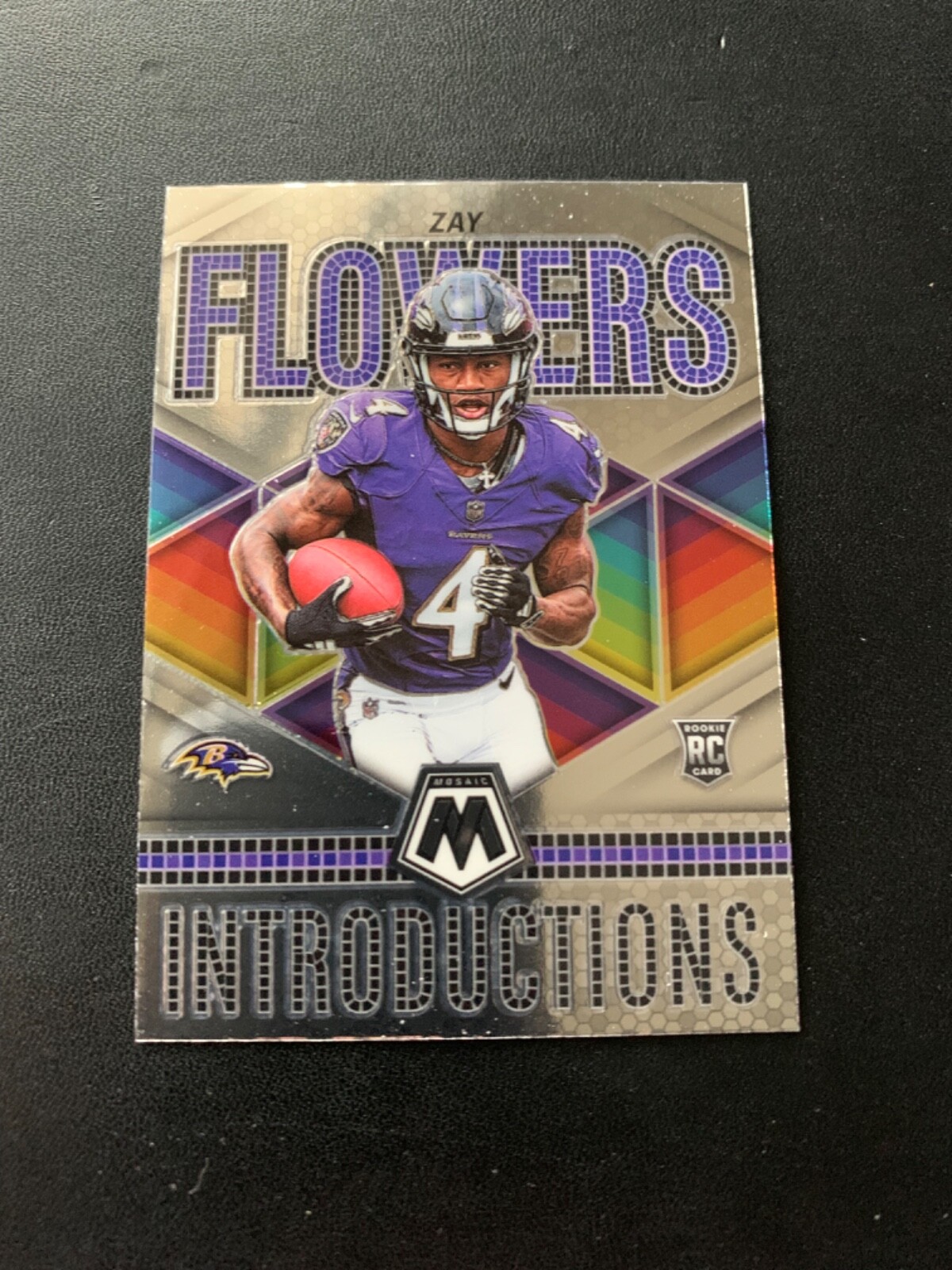 2023 Panini Mosaic - Introductions #I-8 Zay Flowers (RC)