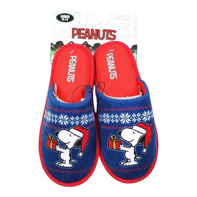 Holiday Slippers Snoopy Christmas Slippers Peanuts Snoopy Womens