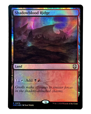 MTG | Shadowblood Ridge | Modern Horizons 3 | Ripple Foil | NM | EN