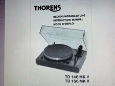 Thorens Td 146 166 Mk2  User Manual Digital
