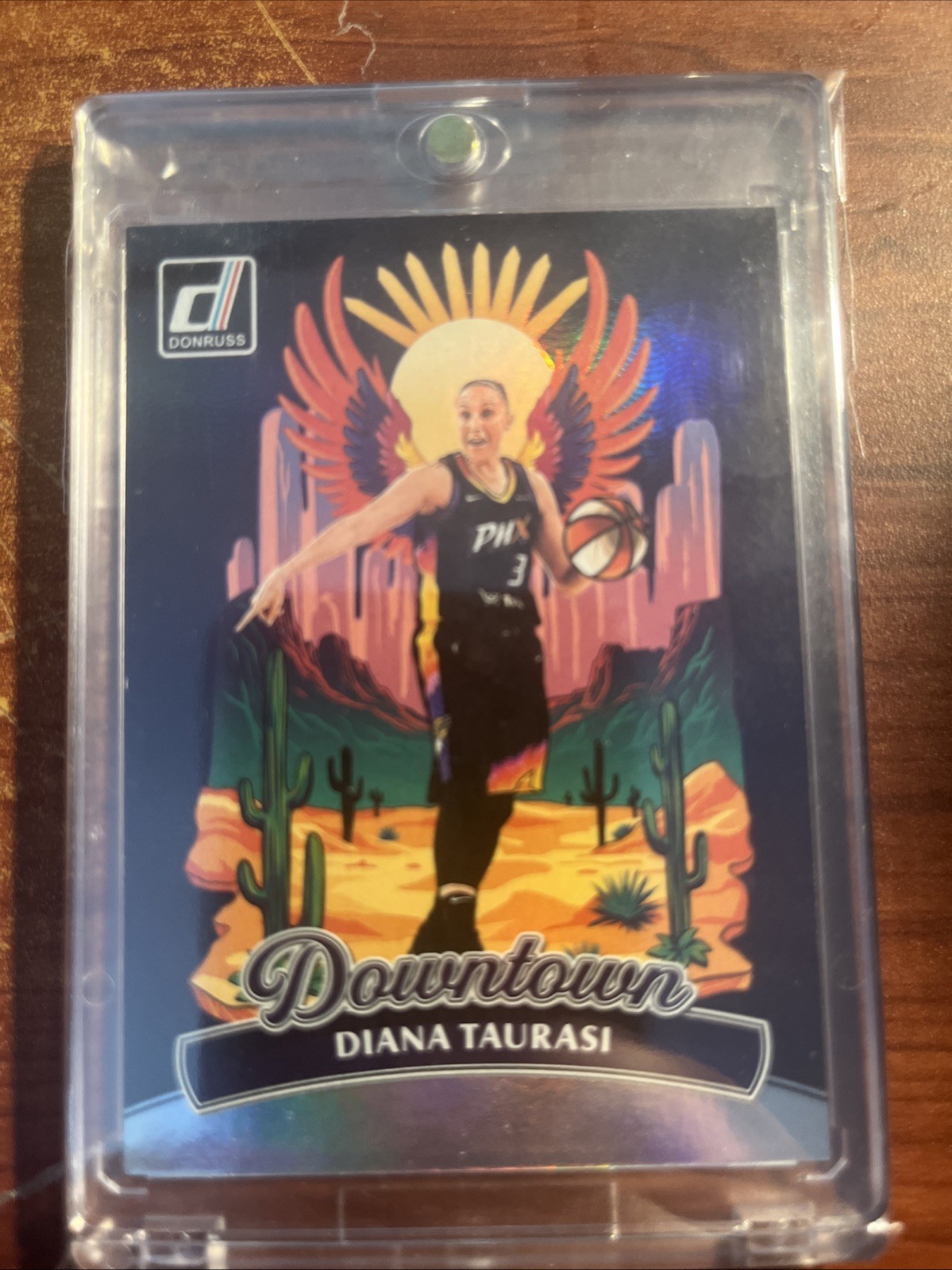 Diana Taurasi #9 Basketball Cards 2025 Panini Donruss WNBA Downtown trading card — raw and PSA graded price guide