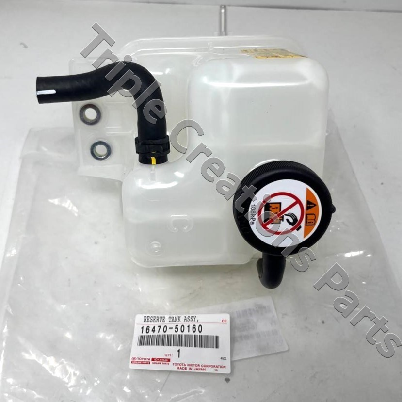 Toyota Genuine 16470-50160 Reserve Tank Assy 1647050160 OEM