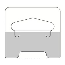 1000 Clear Self Adhesive Medium Duty Slot Hang Tab Tags 14Oz Limit Retail Han