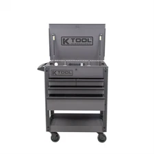K Tool 75150 35 in 500 lbs Premium 4 Drawer Service Cart