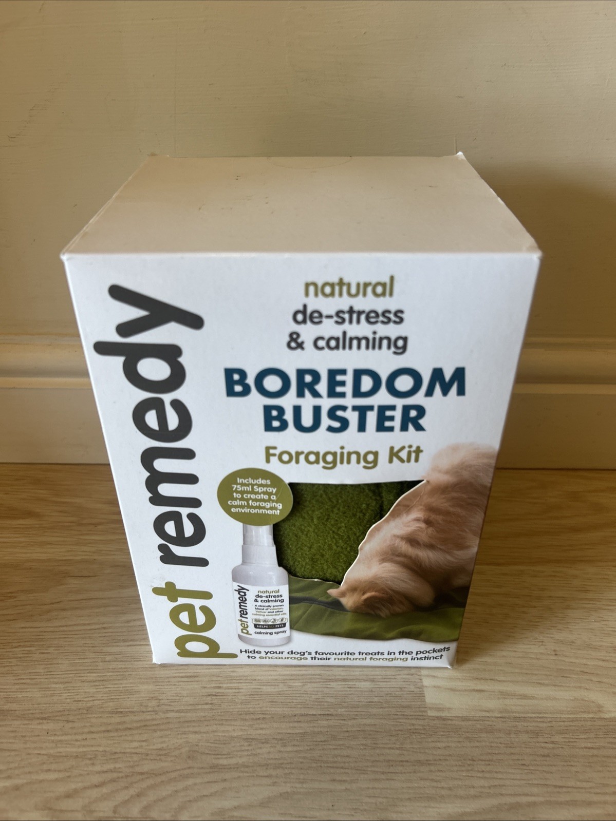 Pet Remedy Natural De-Stress and Calming Boredom Buster Foraging Kit Brand New