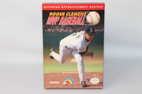 Roger Clemens' MVP Baseball NES Complete CIB NEAR MINT w/ RARE POSTER & REG!