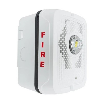 System Sensor SPSWKLED Speaker Strobe LED White Wall Outdoor