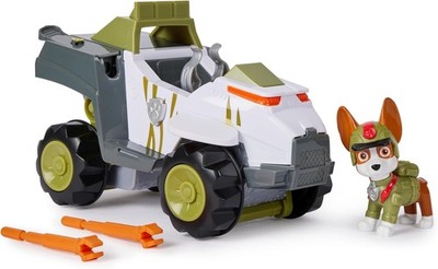 PAW PATROL Jungle Pups Affenfahrzeug Tracker Figur Basis Spielset Kinder 3+