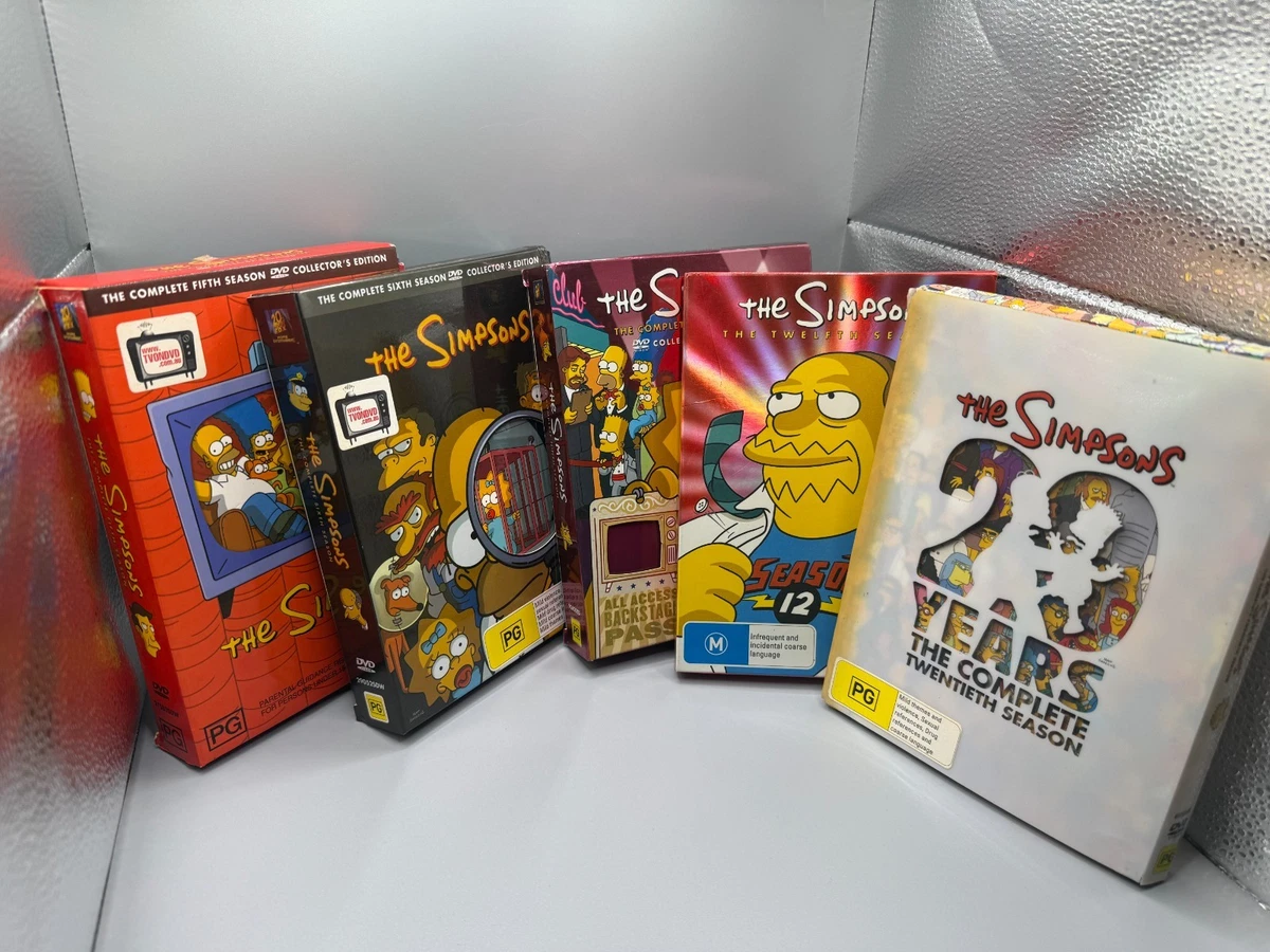 The Simpsons DVD Collector's Box Set Mega Bulk Lot 8 Seasons Holographic R4
