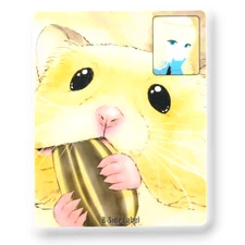 Hamster & Girl Face-Time ✦ B-Side Label Sticker