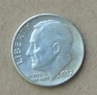 1957 Silver Roosevelt Dime U.S. Coin