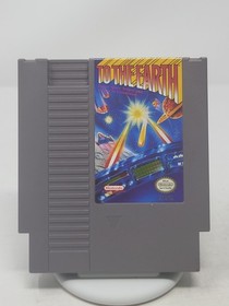 NES Nintendo TO THE EARTH Complete CIB Tested And Working