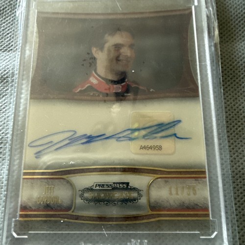 Presseausweis Jeff Gordon Acetat #11/25 transparente Autogrammkarte
