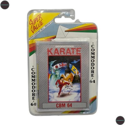 International Karate Commodore 64 C64 Tape Spiel Plastic Box OVP SEALED NEW 1983